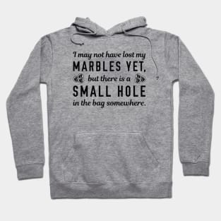 Small Hole Marbles Hoodie